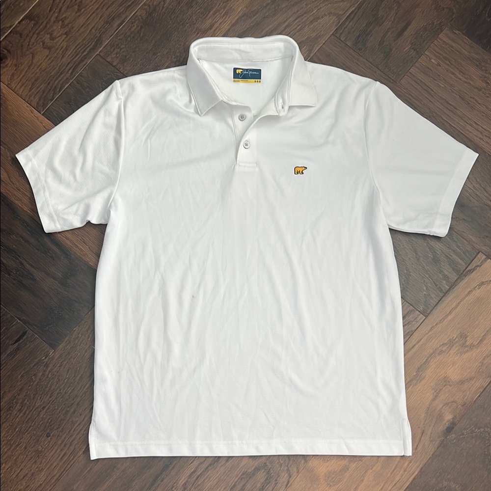White Golf Polo Shirt by Jack Nicklaus